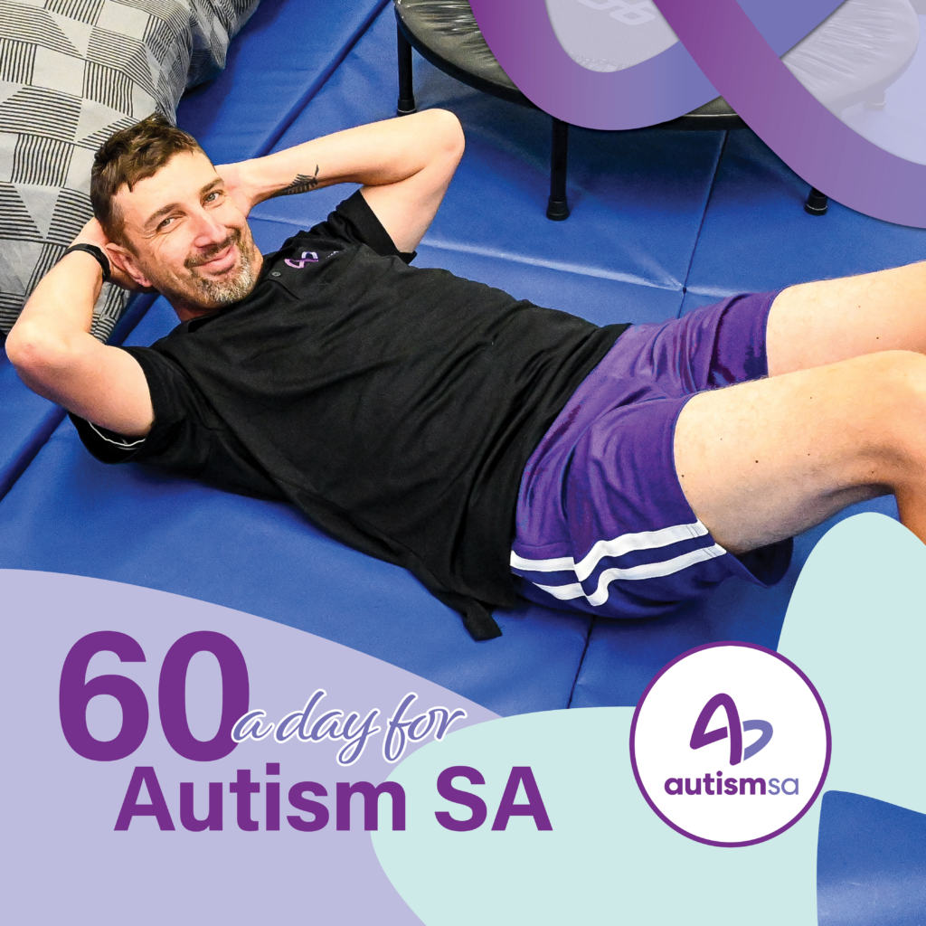 thumbnail of social media tile supporting our 60 for Autism SA community fundraiser